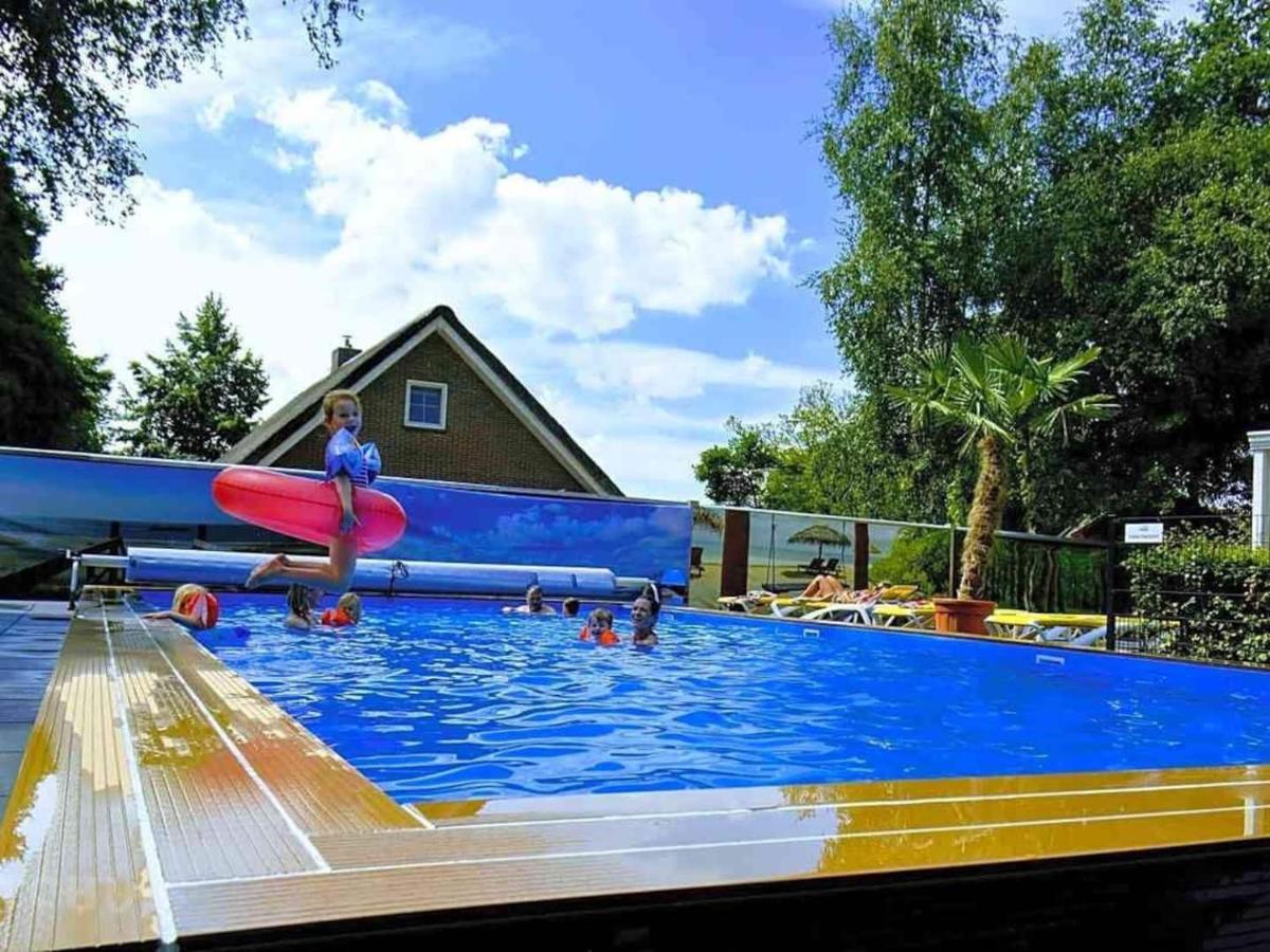 Carpe Diem, Het Ruime Chalet Met Houtkachel Nabij Wildlands Emmen Schoonebeek Exterior photo